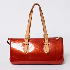 LOUIS VUITTON ルイヴィトン ハンドバッグ M93507 ローズウッドアベニュー ヴェルニ レッド 美品 中古 4a000872