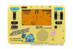 KORG コルグ チューナー＆メトロノーム TM-70C コンタクトマイクセット【ハンギョドン / サンリオキャラクターズコラボモデル】