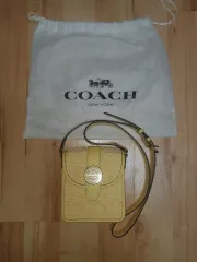 COACH コーチ イェロー シグネチャー クロスバック 新品