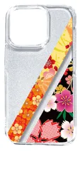 【新品未使用】iPhone14 Pro アイフォン14プロクリア ハードケース 和柄 着物柄 花柄 桜 なでしこ 梅 牡丹