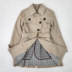 BURBERRY BLUE LABEL　トレンチコート　ノバチェック　ライナー付き　ベルト付き　ベージュ　36　S