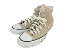 オールスター スニーカー ハイカット キャンバス地 ワンポイント ロゴ ベージュ サイズ24.5 QQQ