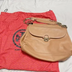 トリーバーチ チェーン ショルダーバッグ ベージュ + ダストバッグ