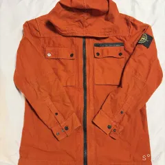ストーンアイランド オレンジ フード ジャケット