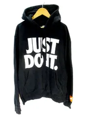 ナイキ NIKE スウェット プルオーバー パーカー 長袖 JUST DO IT. 裏起毛 黒 ブラック M 国内正規 QQQ