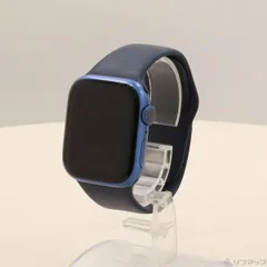 ソフマップ 〔中古品〕 Apple Watch Series 7 GPS 41mm ブルーアルミニウムケース アビスブルースポーツバンド【377】