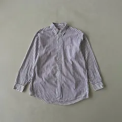 90s ブルックス ブラザーズ シャツ ワインレッド×ホワイト