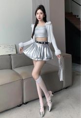 satin balloon short pants treat ürself - メルカリ