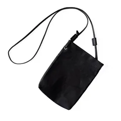 SLOW スロウ ミニ ショルダーバッグ サコッシュ レザー ブラック