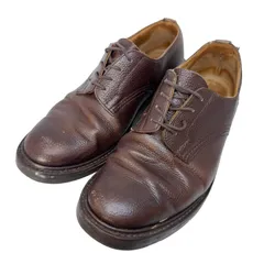 COMME des GARCONS HOMME コムデギャルソン オム プレーントゥ レザー シューズ ダークブラウン