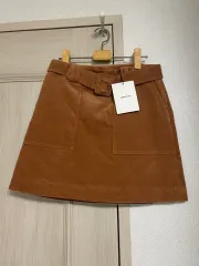 gabriel Lee コーデュロイスカート ブラウン 出品
