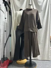 ブラウン ウール セットアップ