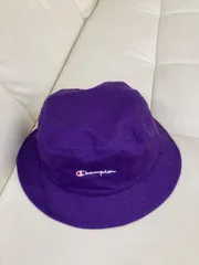 送料無料★champion チャンピオン★バケットハット　バケット帽　帽子★紫★キッズ　子供　54㎝　#80418samt
