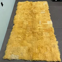 ♭ ムートン ラグマット 92cm×175cm アンティークのサムネイル