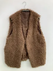 Heather ヘザー ベスト F ブラウン