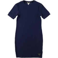古着 カルバンクライン Calvin klein JEANS ハーフ丈 半袖 ニットワンピース レディースM相当/eaa620124