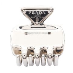 PRADA メタル クロウクリップ ブラック - メルカリ