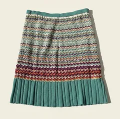 MISSONI ミッソーニ ニットスカート マルチカラー 膝丈 42のサムネイル