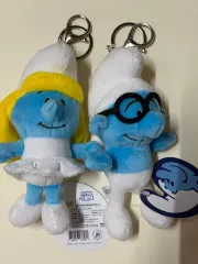 いたずらスマーフ / スマーフェットぬいぐるみキーホルダー / とっくりスマーフぬいぐるみキーホルダー / 14cm