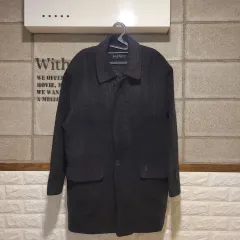 YVES SAINT LAURENT イヴ・サンローラン モヘア ジップアップ コート 100