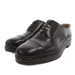 AOKI SAFETY FOOT WEAR ビジネスシューズ レースアップ ストレートチップ レザー 26 黒 ブラック /FF