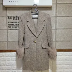MAX MARA 90s 袖ファー コート