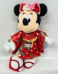 東京ディズニーリゾート ぬいぐるみバッジ HAPPY NEW YEAR ミニー(着物赤) 2013