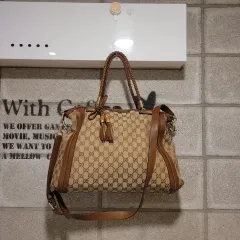 グッチ タッセル ファブリック トートバッグ