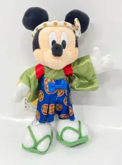 東京ディズニーリゾート ぬいぐるみバッジ ミッキー(着物/鉢巻)/お正月(巳年) 2013
