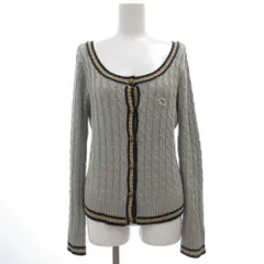 アーノルドパーマー Arnold Palmer ニット ケーブル編み カーディガン L 灰色 グレー /SD ■ECF004