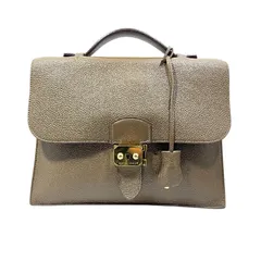 エルメス HERMES サックアデペッシュ27 □Q刻印 アルザン ゴールド金具 トゴ メンズ ハンドバッグのサムネイル
