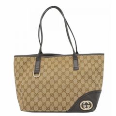美品✨グッチ GGキャンバス ニューブリット ゴールド金具 トートバッグ