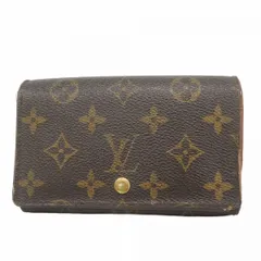 【6dc3297】ルイヴィトン 財布 モノグラム ポルトモネビエトレゾール M61730 ブラウン【中古】レディース