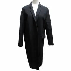 アストラット ASTRAET 近年モデル リバースタンドカラーコート ロング丈 メルトンウール 5425-234-0094 黒 ブラック 0 約Sサイズ 0519