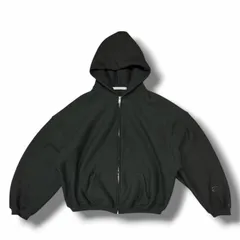 Alexander Wang STAR ZIP UP HOODIE IN DENSE FLEECE ジップアップフーディー スウェットパーカー アレキサンダーワン 6CC2242051 ブラック S （14127M）のサムネイル