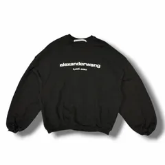 Alexander Wang Crewneck With Puff Logo スウェット トレーナー アレキサンダーワン UCC1261895 ブラック XS （14132M）のサムネイル