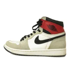 ナイキ NIKE エアジョーダン1 AIR JORDAN 1 RETRO HIGH OG スニーカー シューズ ハイカット レザー US8.5 26.5cm 白 ホワイト グレー 555088-126 0319 ■MNK6
