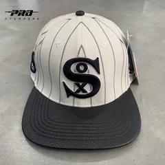 [新品/US輸入] PRO STANDARD プロスタンダード MLB  Chicago White Sox シカゴ・ホワイトソックス LOGO UNISEX BELTBACK HAT (BLACK WHITE)のサムネイル