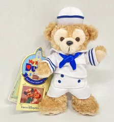 東京ディズニーシー ぬいぐるみバッジ My Friend Duffy ダッフィー(白セーラー)