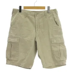 カーハート carhartt カーゴ ハーフパンツ ショートパンツ L ベージュ ■GY12