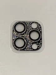カメラレンズカバー（ラインストーン付き）全面保護　iPhone 15Pro/15ProMax　cam-768【B】