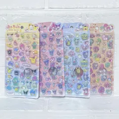 サンリオ  うるちゅるPOPドロップシール  4枚セット キティちゃん クロミ キキララ マイメロ