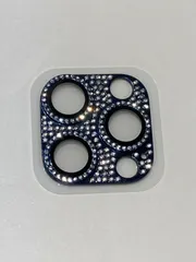 カメラレンズカバー（ラインストーン付き）全面保護　iPhone 15Pro/15ProMax　cam-770【B】
