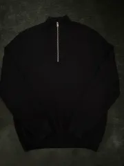 ザラ ハーフジップアップニット