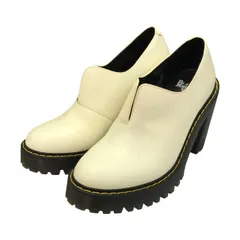 Dr.Martens ドクターマーチン CORDELIA ショートブーツ レディース レザー ヒール ブーティ ホワイト UK4 中古 T1