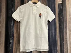 POLO RALPH LAUREN ポロラルフローレン 半袖ポロシャツ ポロベア刺繍ポロシャツ ホワイト XS 