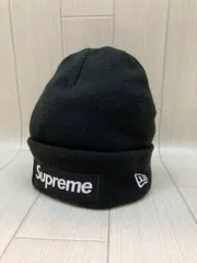 ★ Supreme × NEW ERA シュプリーム×ニューエラ ニット帽 ブラック 冬