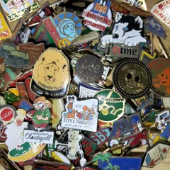 ピンバッジ 100個セット フランス雑貨 まとめ売り ピンズ ヴィンテージ ピンバッチ BB1-100-0418-3