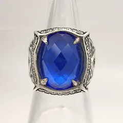 【超美品】アルテミスクラシック　マリンラグーンリング　シルバー925　16号　21.7gのサムネイル