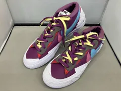 NIKE KAWS×sacai×Nike Blazer Purple Dusk カウズ × サカイ × ナイキ ブレーザー ロー パープル ダスク スニーカー DM7901-500 29cm